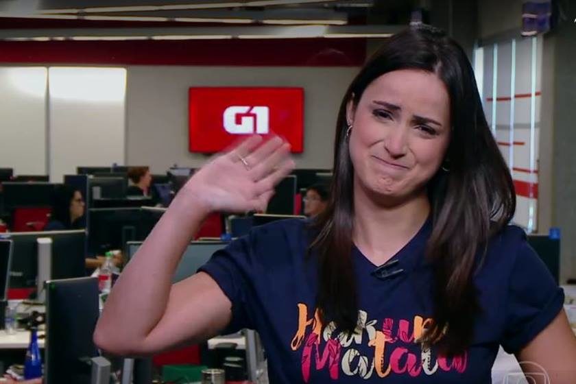 Mari Palma em despedida do G1 (Divulgação)