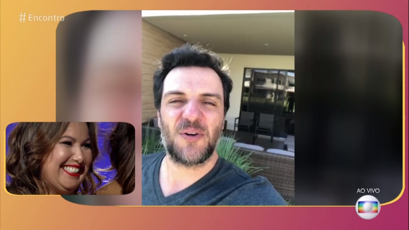Mariana Xavier e Rodrigo Lombardi no Encontro