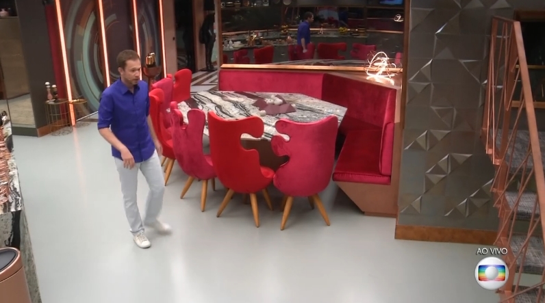 Mesa de jantar BBB19 (Foto: Reprodução/GloboPlay)