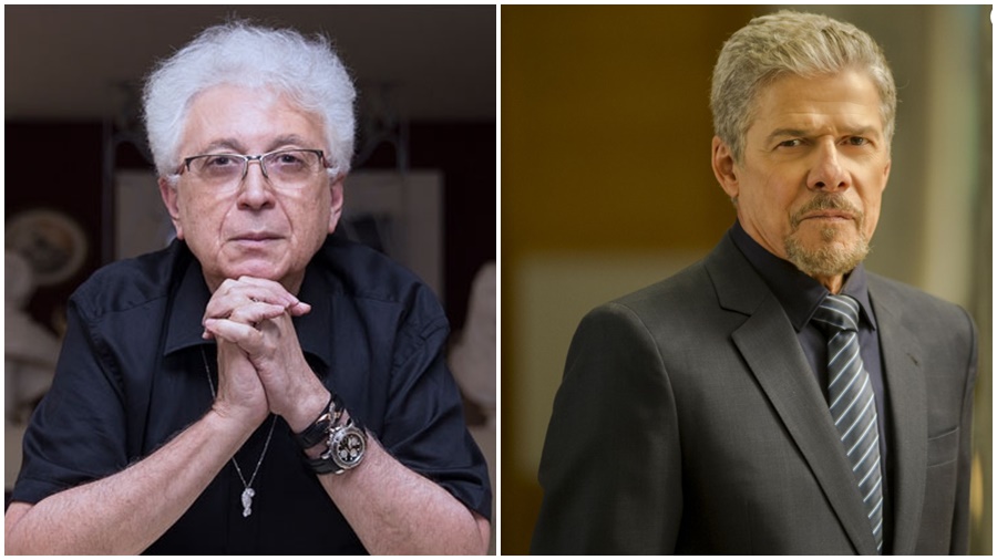 Aguinaldo Silva e José Mayer (Divulgação)