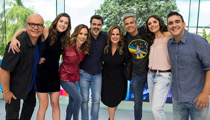 Reencontro de apresentadores do Vídeo Show