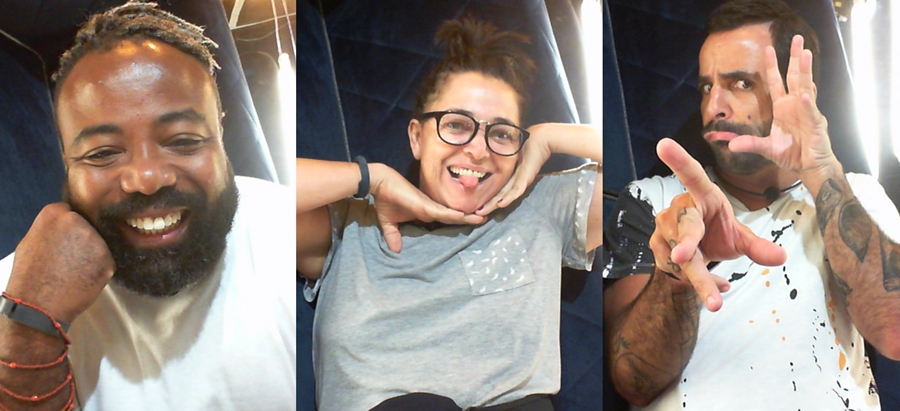 Rodrigo, Tereza e Vinicius BBB19