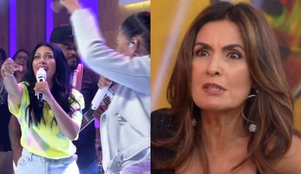 Simone e Simaria e Fatima Bernardes no Encontro