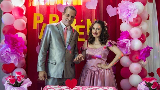 Mauricio Rizzo e Luana Martau no Tá no Ar