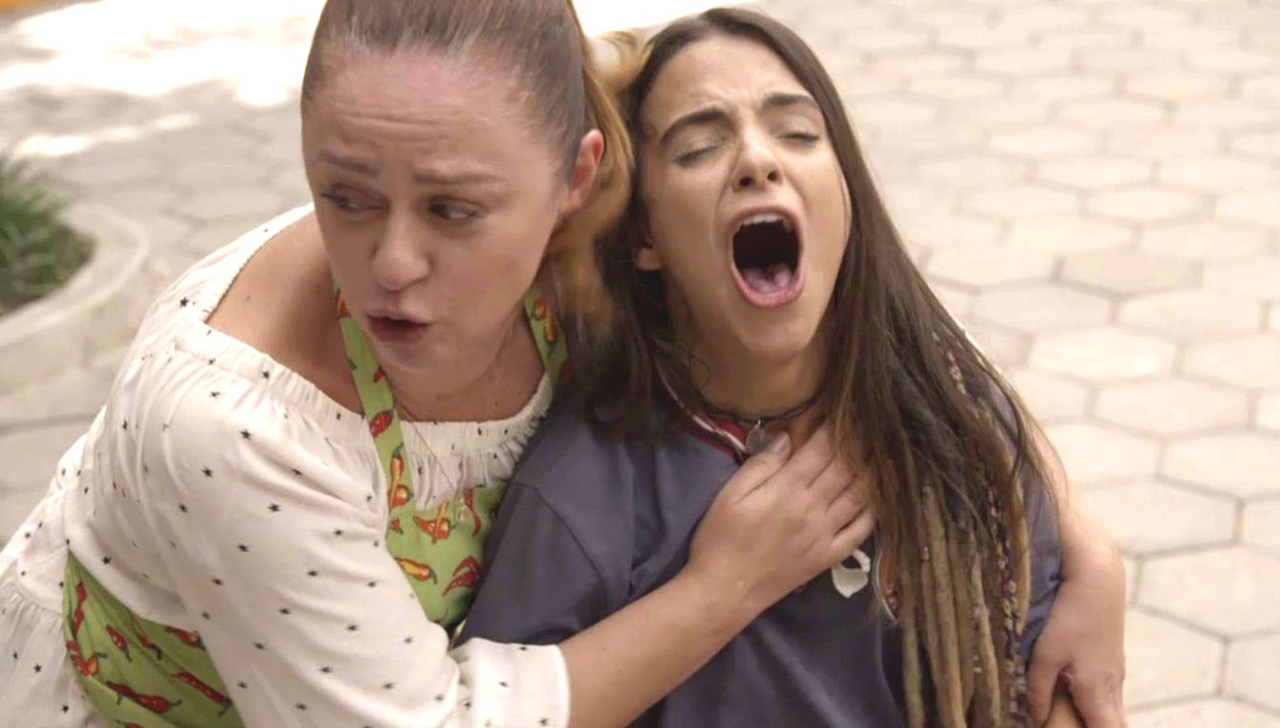 Amanda passa mal no Sapiencia (Divulgação)