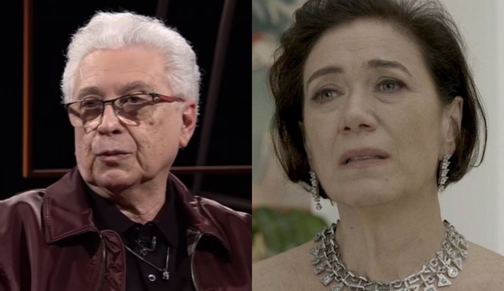 Aguinaldo Silva e Valentina (Lilia Cabral) de O Setimo Guardiao