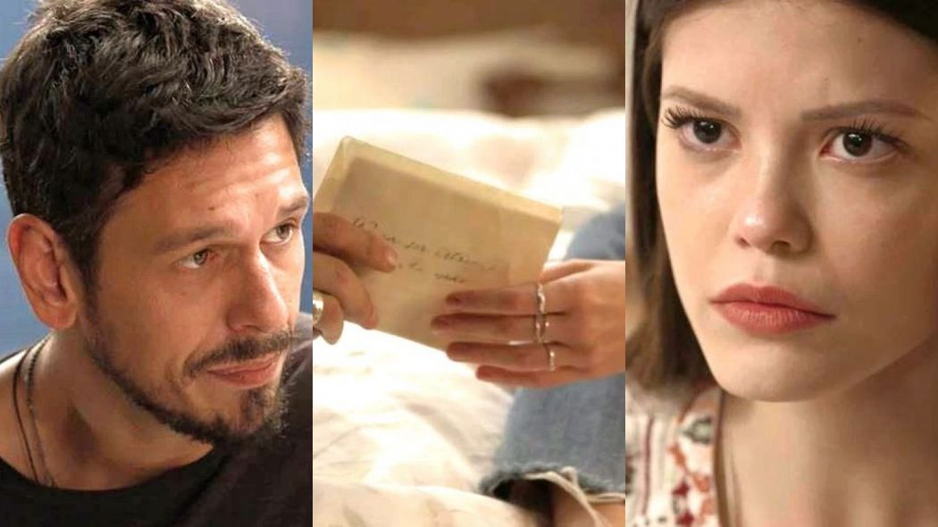 Alain (Joao Vicente de Castro) e Cris (Vitoria Strada) de Espelho da Vida