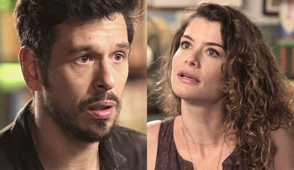 Alain (Joao Vicente de Castro) e Isabel (Alinne Moraes) de Espelho da Vida