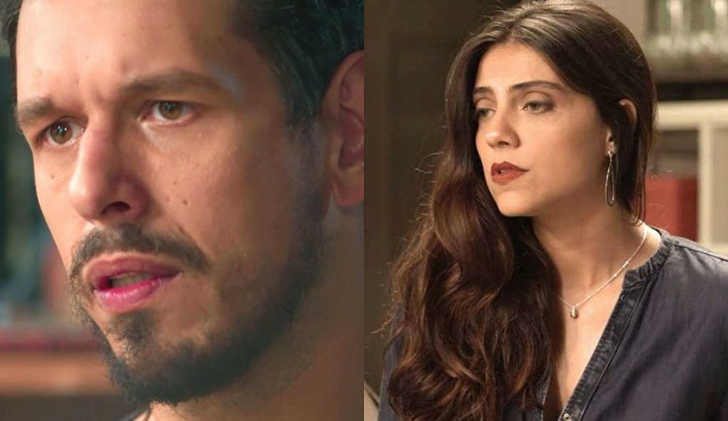 Alain (Joao Vicente de Castro) e Leticia (Leticia Persiles) de Espelho da Vida