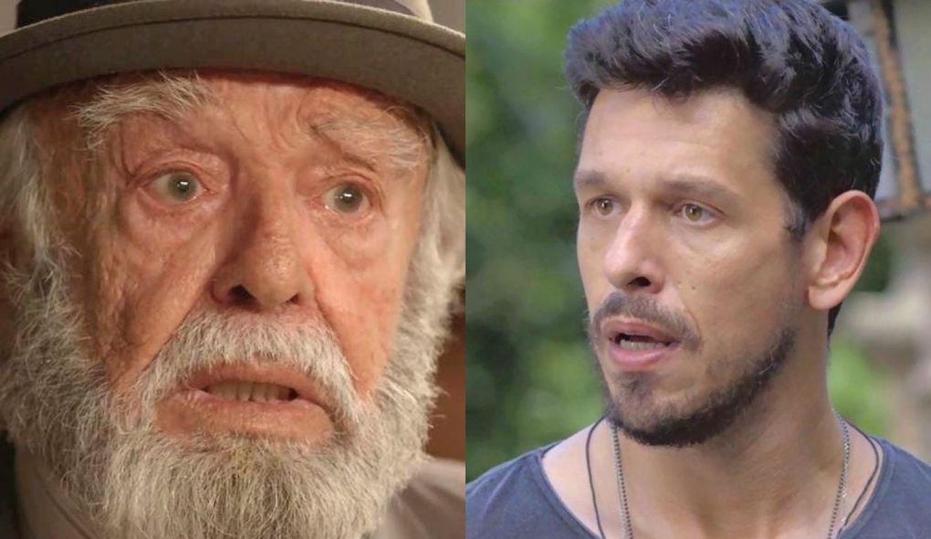 Andre (Emiliano Queiroz) e Alain (Joao Vicente de Castro) de Espelho da Vida