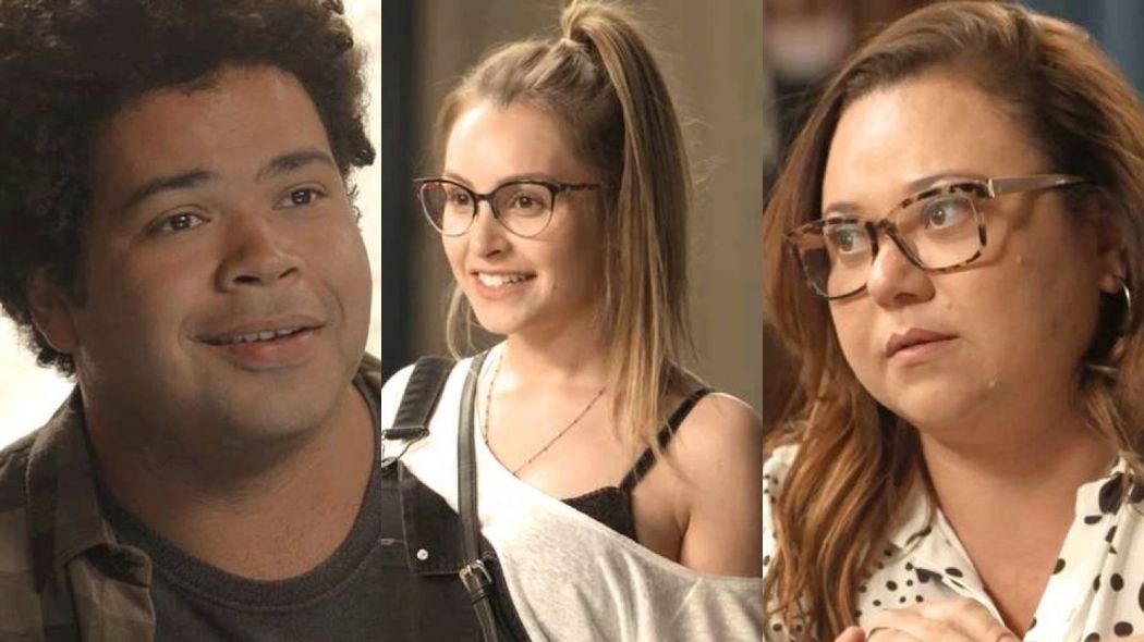 Bola (Robson Nunes), Gigi (Carla Diaz) e Dani (Renata Tobelem) de Espelho da Vida