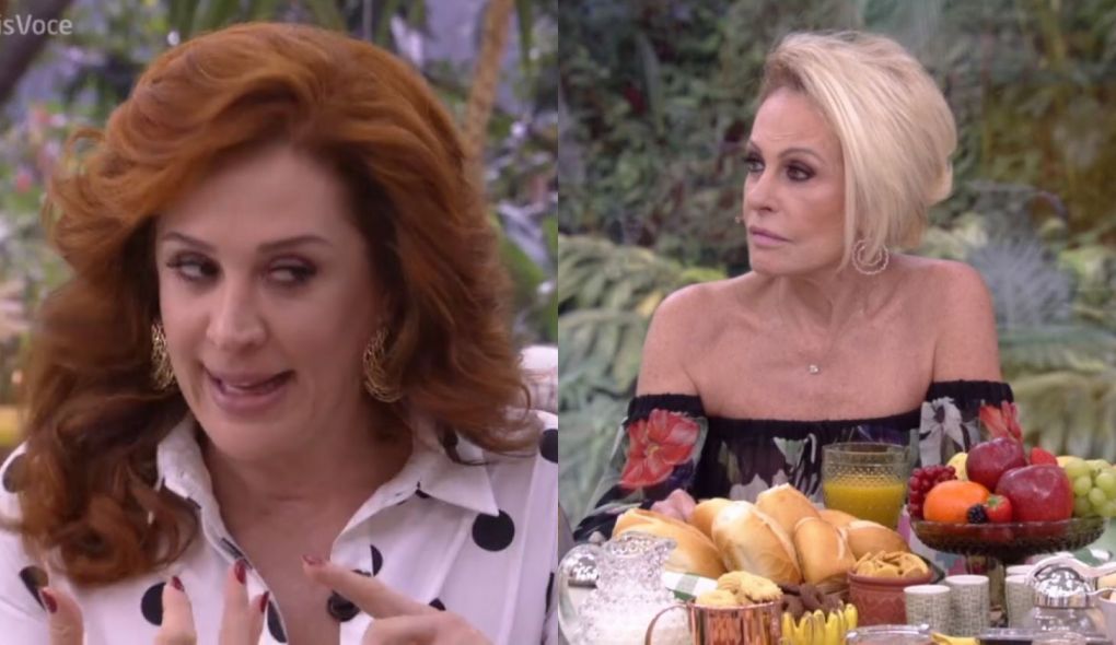 Claudia Raia e Ana Maria Braga no Mais Voce