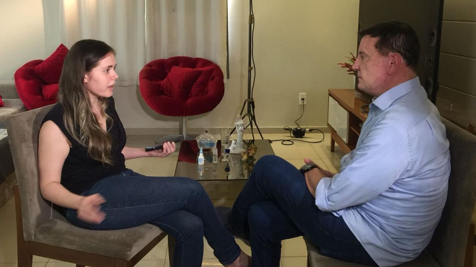 Roberto Cabrini entrevista Lidiane Leite