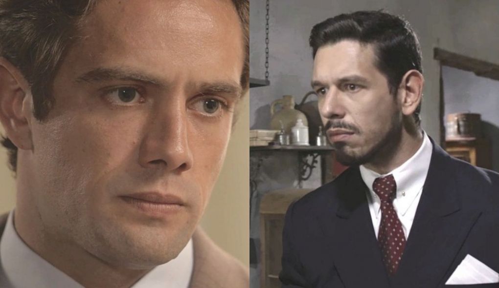 Danilo (Rafael Cardoso) e Gustavo Bruno (Joao Vicente de Castro) de Espelho da Vida