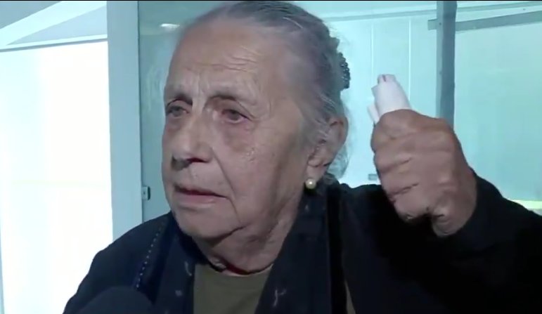 Dona Mercedes, mãe do jornalista Ricardo Boechat