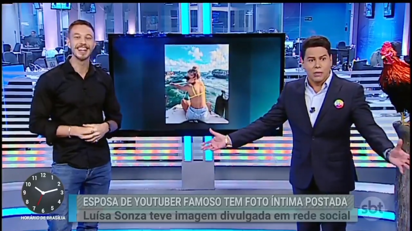Gabriel Cartolano e Marcao do Povo falaram sobre Luisa Sonza no Primeiro Impacto