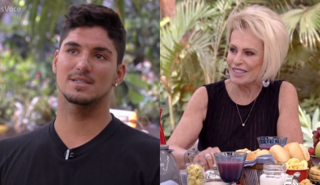 Gabriel Medina e Ana Maria Braga no Mais Voce
