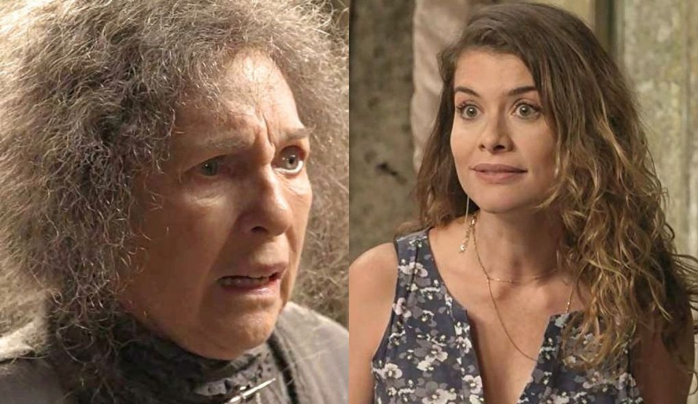 Guardia (Suzana Faini) e Isabel (Alinne Moraes) de Espelho da Vida