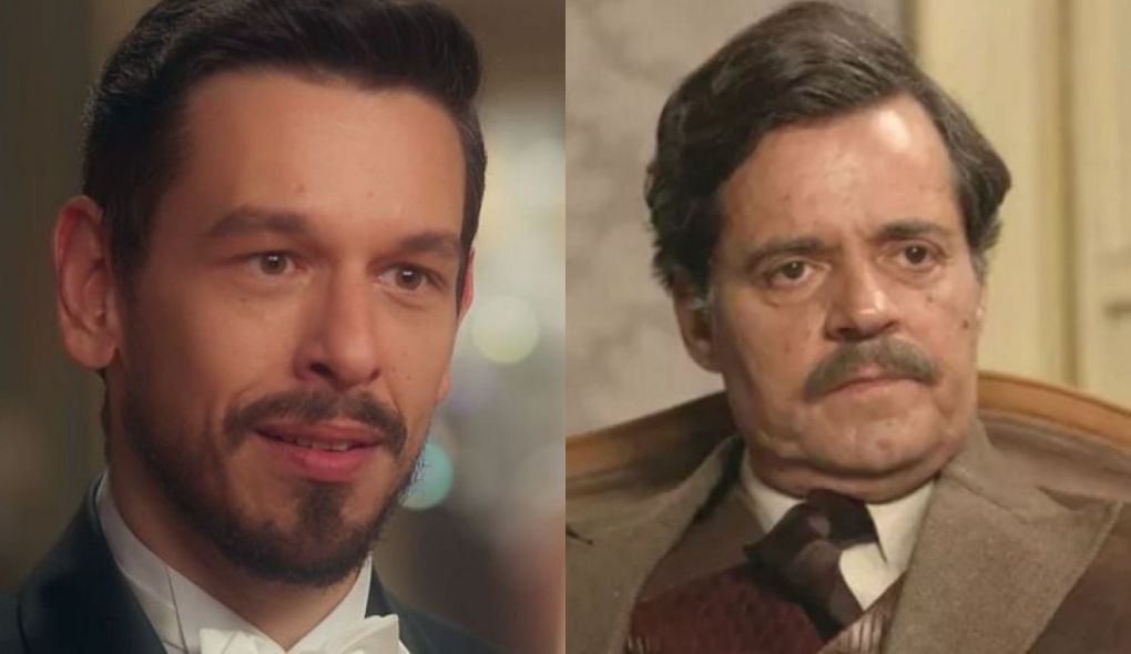 Gustavo Bruno (Joao Vicente de Castro) e Eugenio (Felipe Camargo) de Espelho da Vida