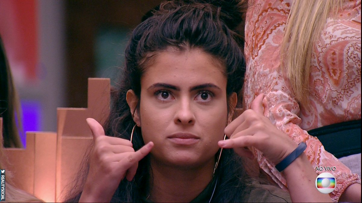 Hana é a terceira eliminada do BBB19