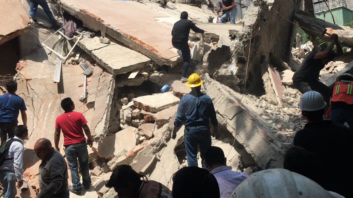 Produção original inédita revive o forte terremoto que atingiu o México em 2017