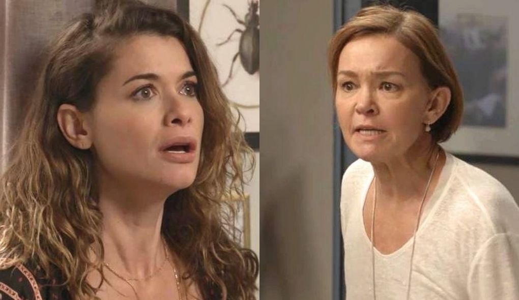 Isabel (Alinne Moraes) e Ana (Julia Lemmertz) de Espelho da Vida