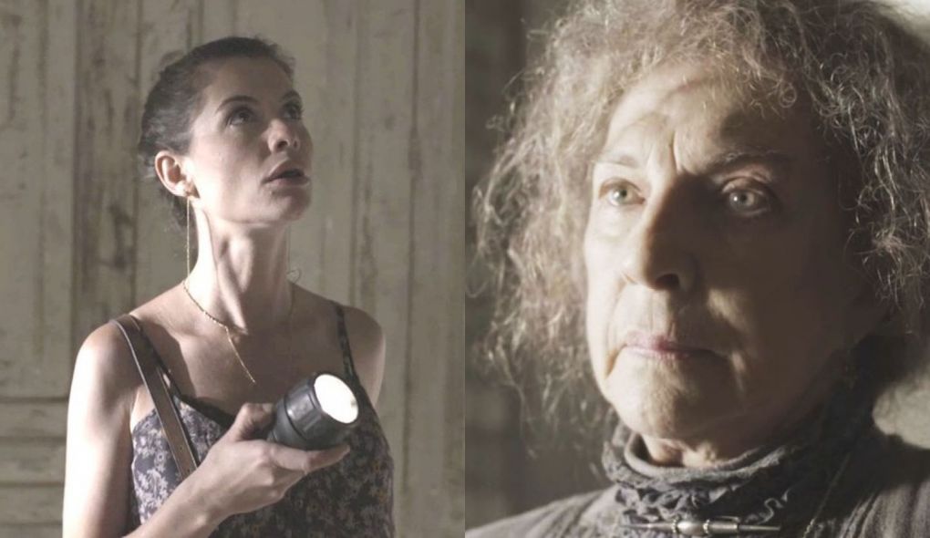 Isabel (Alinne Moraes) e Guardia (Suzana Faini) de Espelho da Vida