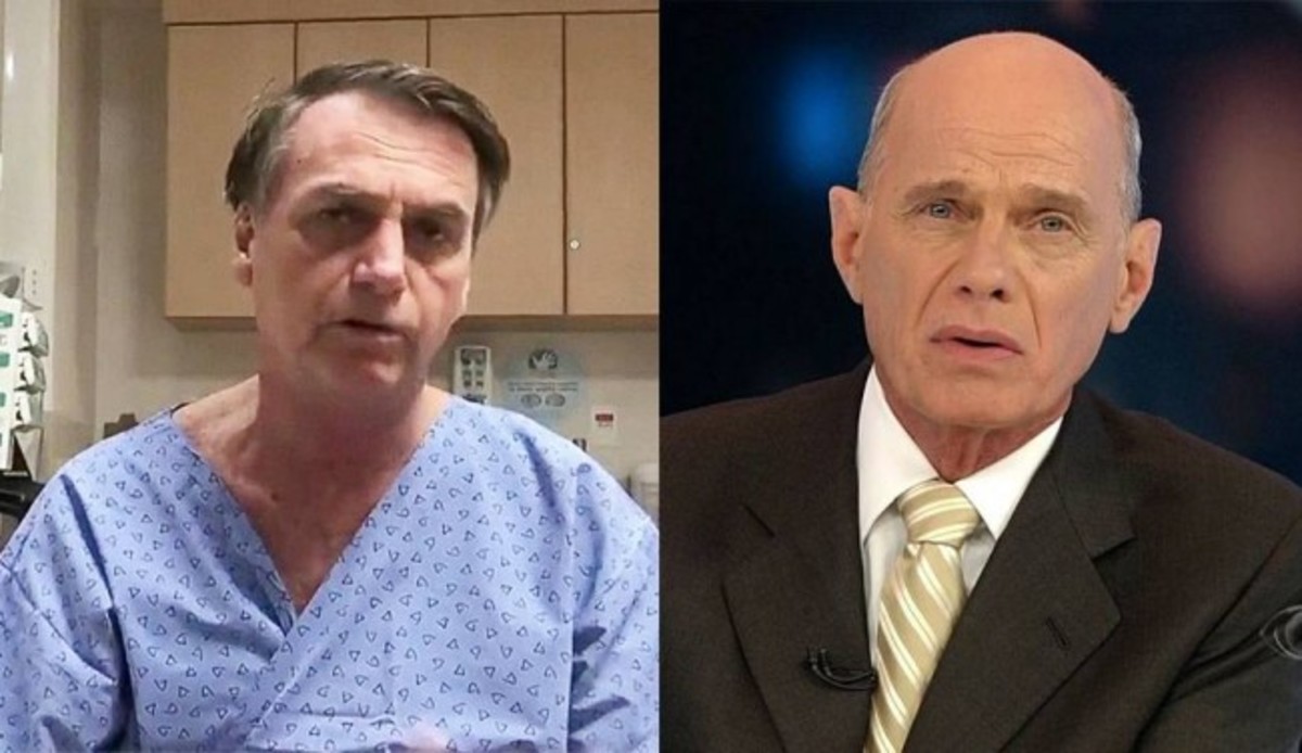 Jair Bolsonaro e Ricardo Boechat