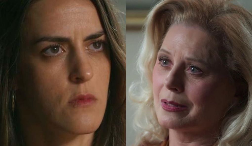 Lenita (Luciana Paes) e Carmo (Vera Fischer) de Espelho da Vida