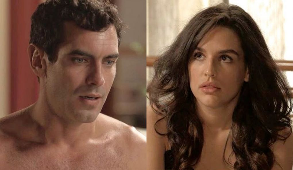 Marcelo (Nikolas Antunes) e Mariane (Kéfera Buchmann) de Espelho da Vida
