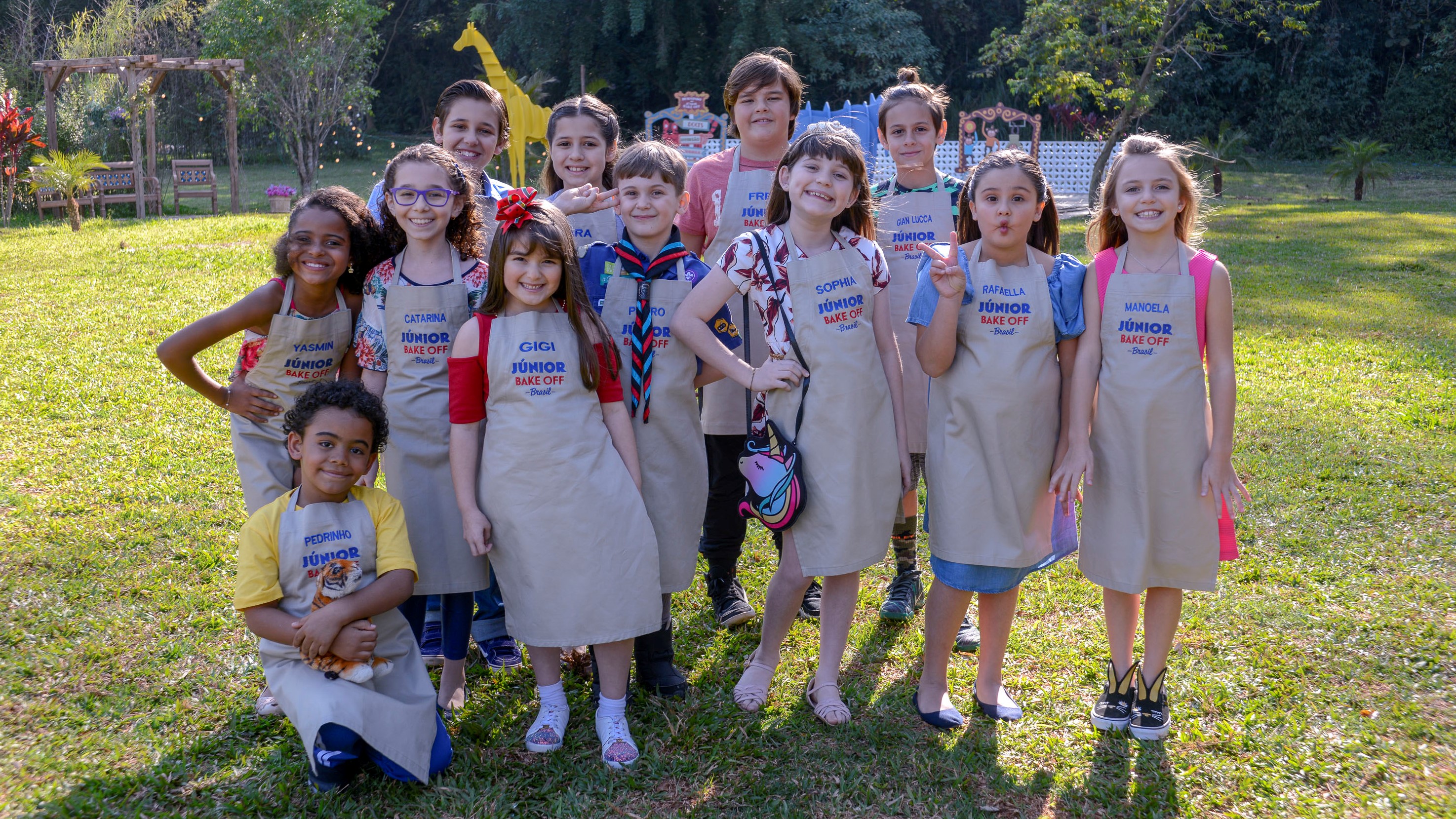 Participantes da segunda temporada do Junior Bake Off Brasil