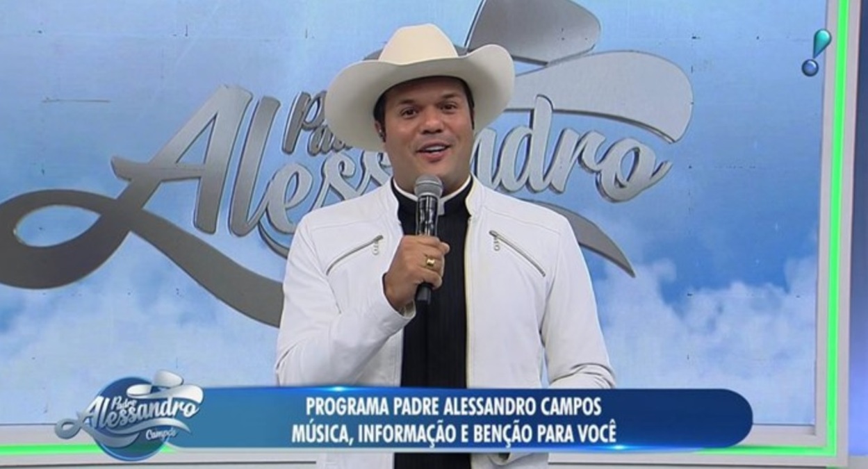 Padre Alessandro Campos comanda atracao na Rede TV