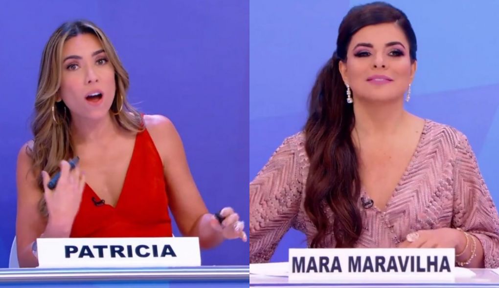 Patricia Abravanel e Mara Maravilha no Programa Silvio Santos