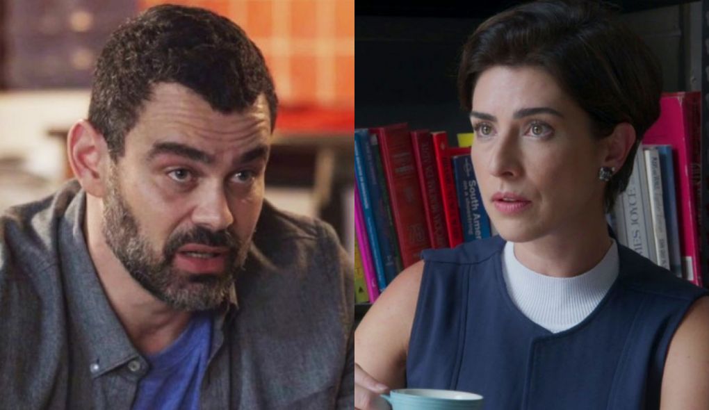 Rafael (Carmo Dalla Vecchia) e Solange (Fernanda Paes Leme) de Malhacao Viva a Diferenca