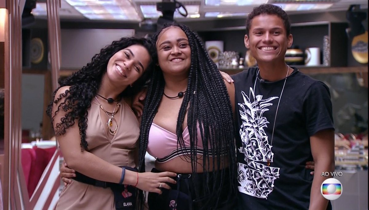 Elana, Danrley e Rízia BBB19