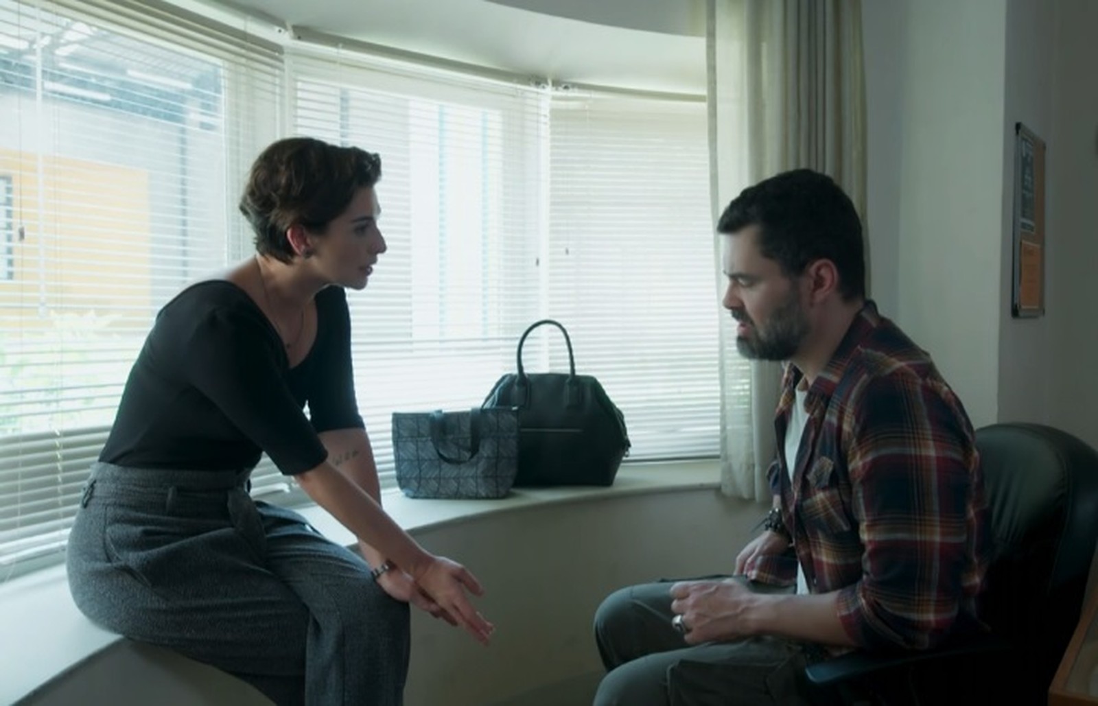 Cena de Solange e Rafael em Malhação (Reprodução: GShow)