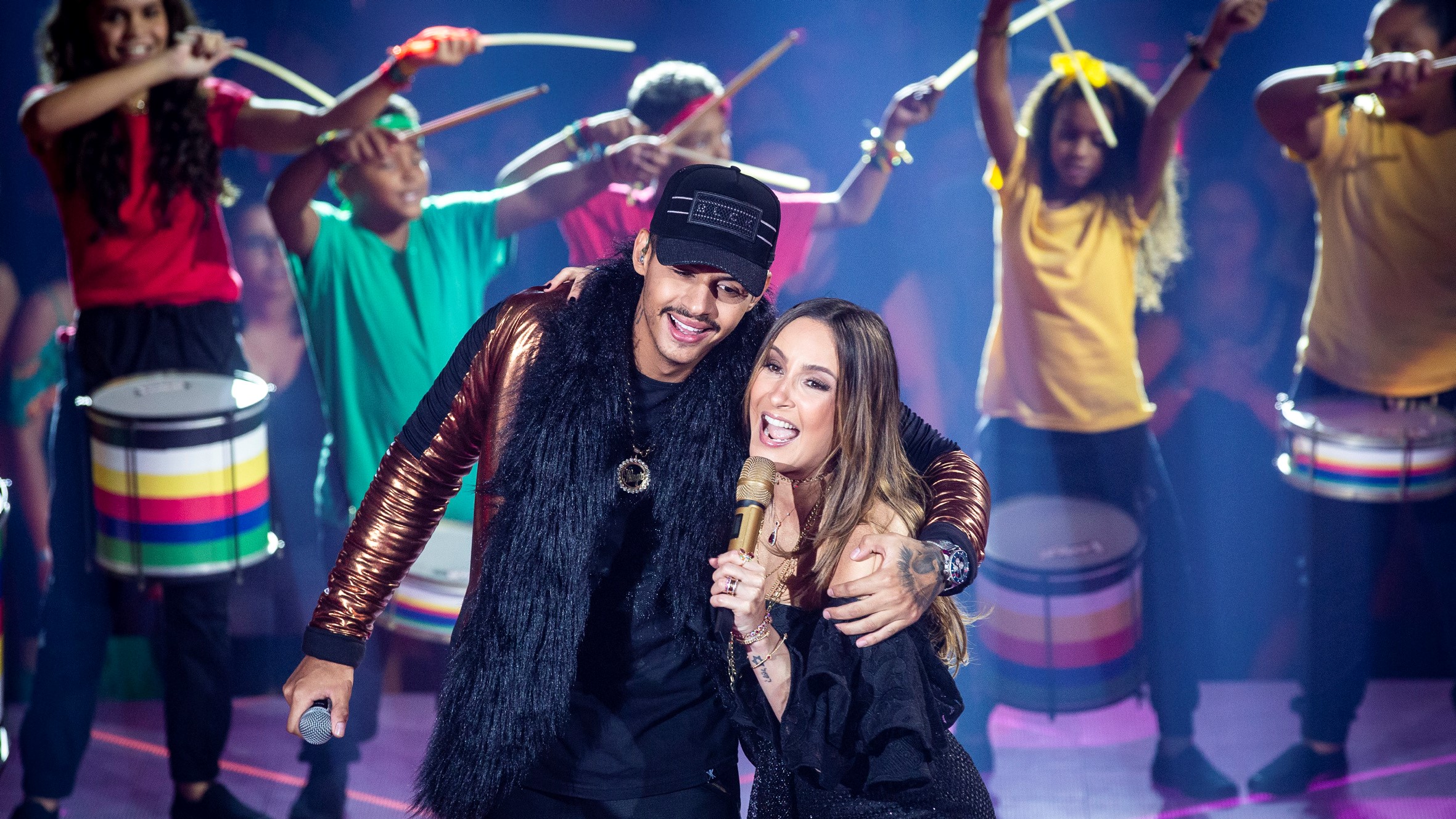 Claudia Leitte e Hungria no The Voice Kids