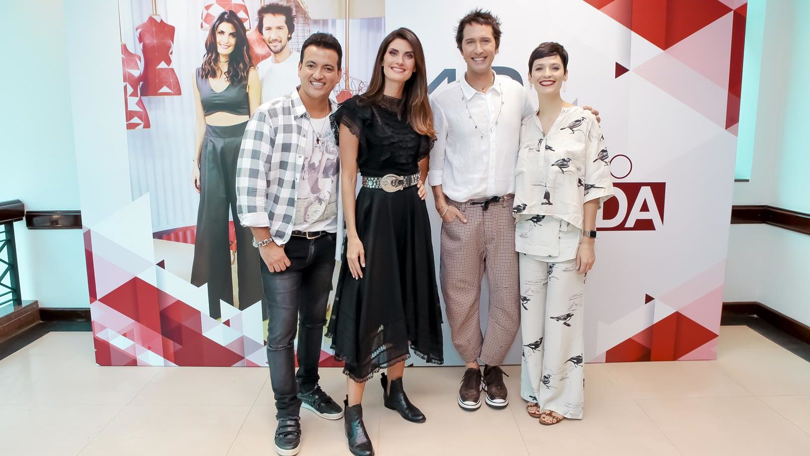 Arlindo Grund, Isabella Fiorentino, Rodrigo Cintra e Vanessa Rozan no Almoço Comemorativo de 10 anos do Esquadrão da Moda