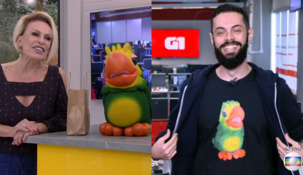 Ana Maria Braga, Louro Jose e Caue Fabiano no Mais Voce