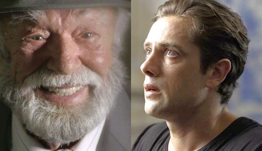 André (Emiliano Queiroz) e Daniel (Rafael Cardoso) de Espelho da Vida