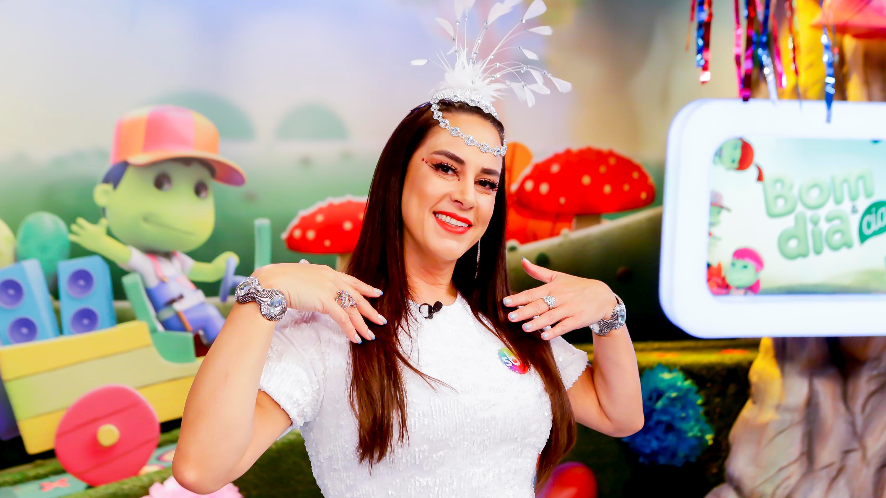 Silvia Abravanel comanda o Bom Dia & Cia especial de Carnaval