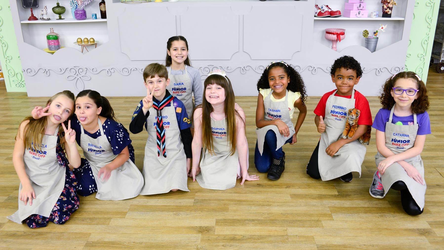Crianças na repescagem do Júnior Bake Off Brasil