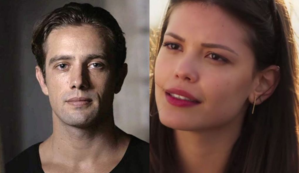 Daniel (Rafael Cardoso) e Cris (Vitória Strada) de Espelho da Vida