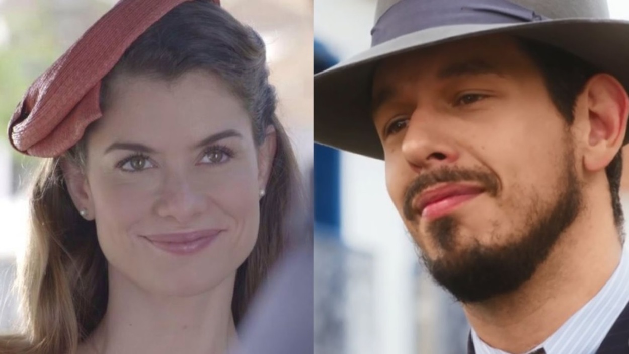 Dora (Alinne Moraes) e Gustavo Bruno (João Vicente de Castro) de Espelho da Vida