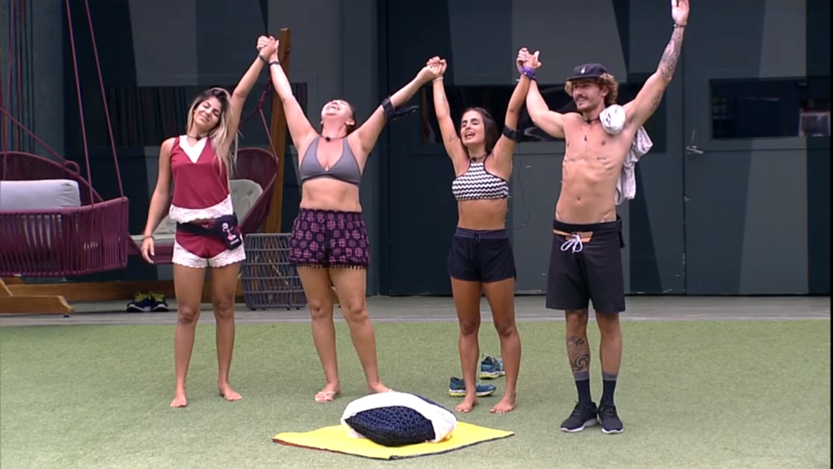 Hariany, Tereza, Carol e Alan BBB19