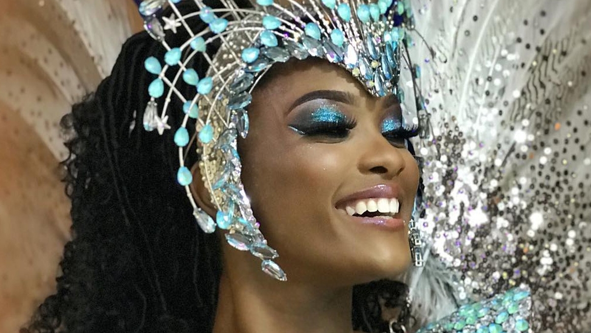 Erika Januza desfilou pela Vai-Vai e Grande Rio (Divulgação)Erika Januza desfilou pela Vai-Vai e Grande Rio (Divulgação)