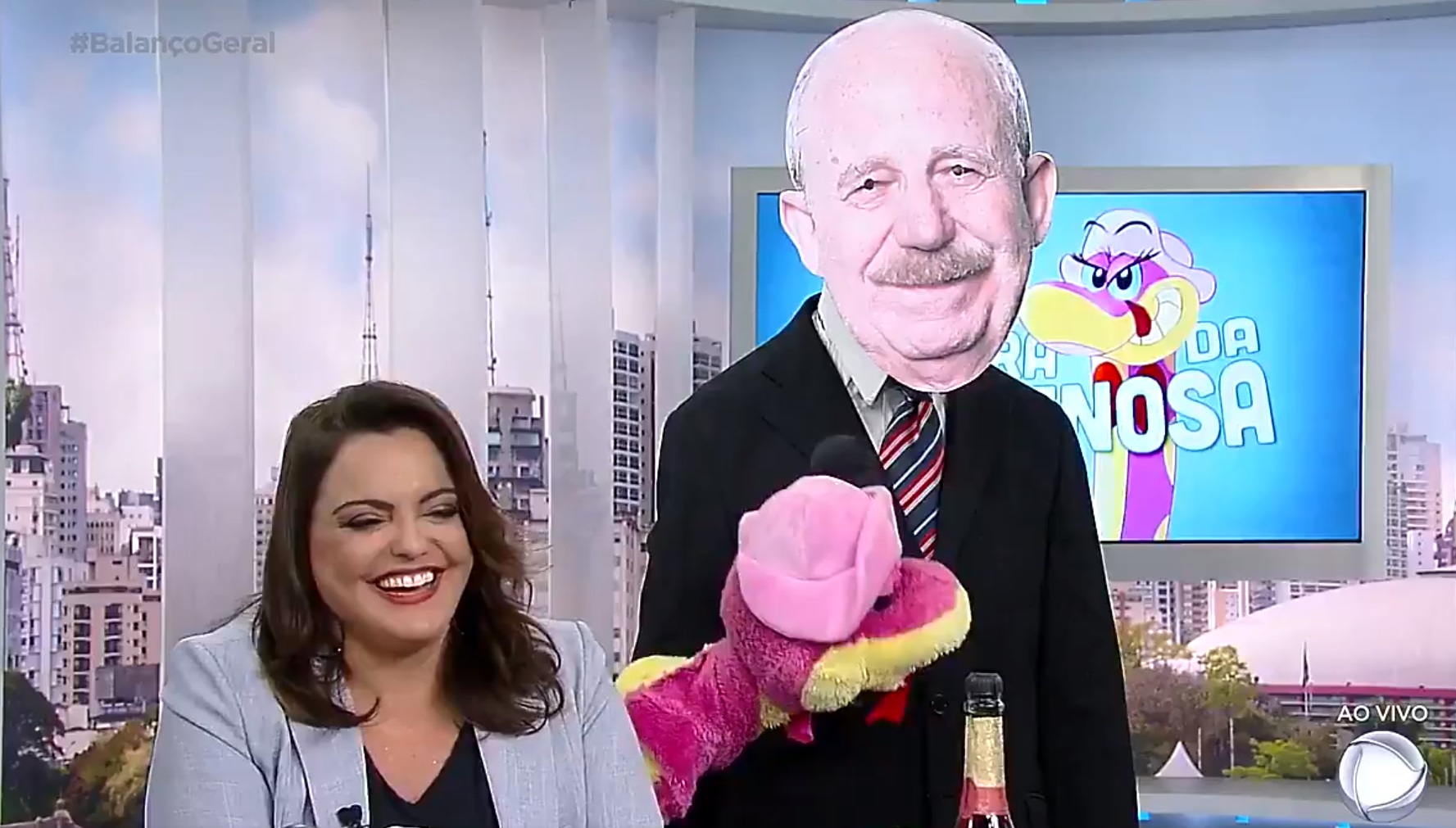 Fabíola Reipert no Balanço Geral (Divulgação: Record TV)