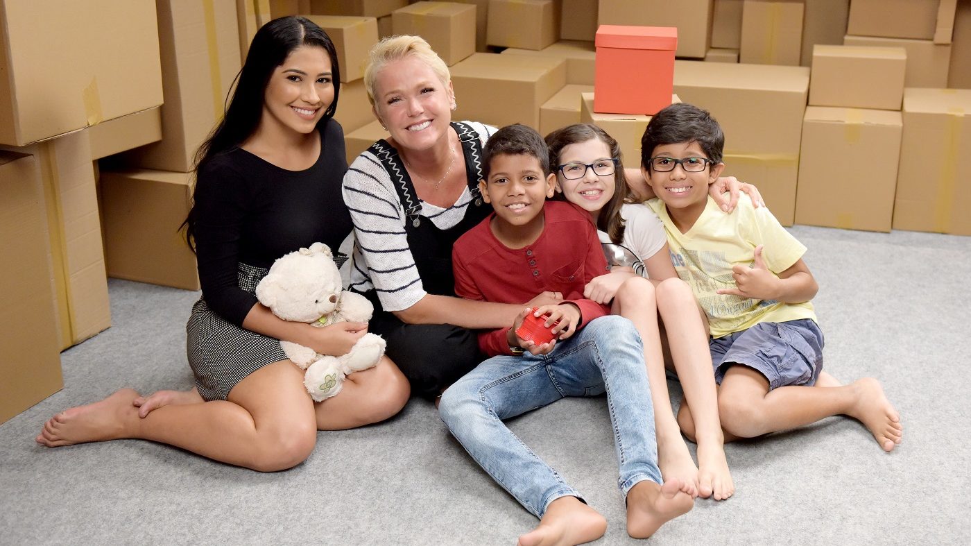 Xuxa no programa Geração Xuxa, do Playplus