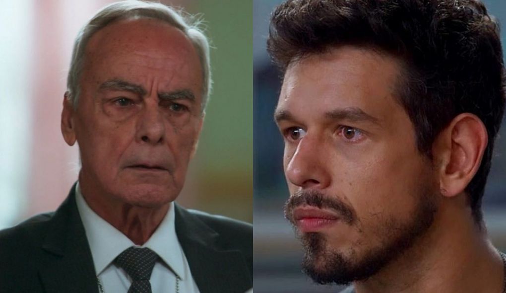 Gilson (Roberto Pirillo) e Alain (João Vicente de Castro) de Espelho da Vida