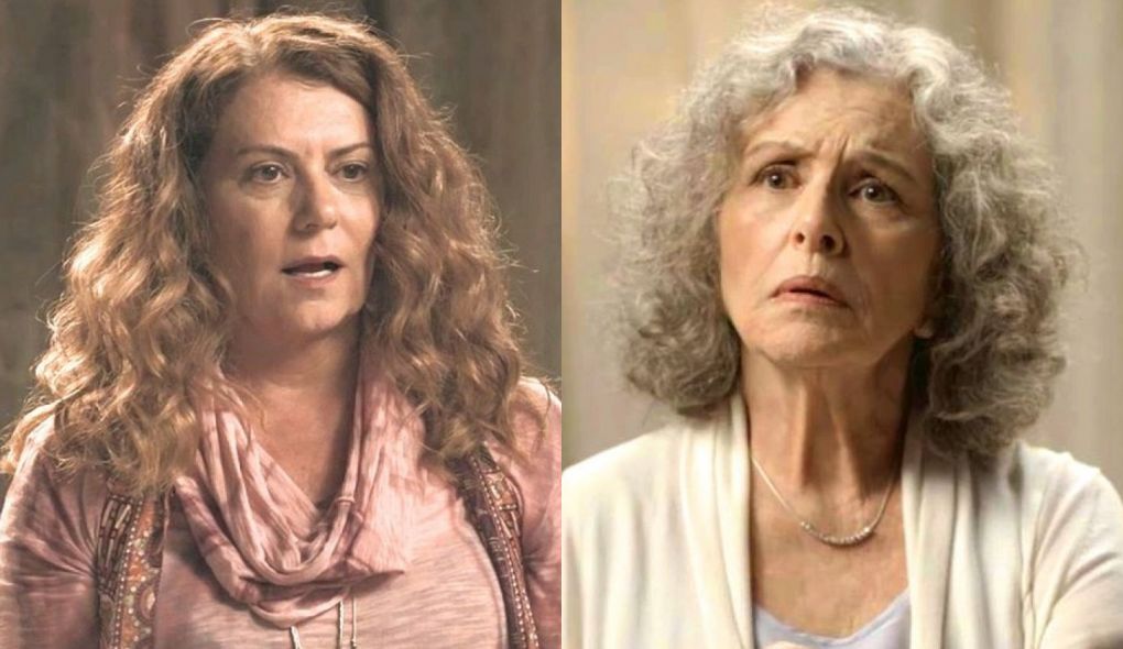 Grrace (Patricya Travasos) e Margot (Irene Ravache) de Espelho da Vida